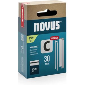 Novus Steel Staples - Type 4 Narrow Back - 30mm Novus Steel Staples - Type 4 Narrow Back - 30mm