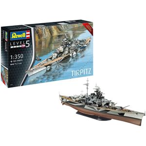 Revell Tirpitz Kit de Modèle - Bâtiment de guerre WWII 1:350 Revell Tirpitz Kit de Modèle - Bâtiment de guerre WWII 1:350