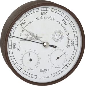 TFA-Dostmann 20.2027.08 Rustfrit stål Indendørs barometer - hygrometer, termometer TFA-Dostmann 20.2027.08 Rustfrit stål Indendørs barometer - hygrometer, termometer