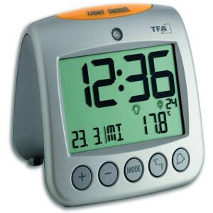 TFA Dostmann 60.2514 Digitale wekkerradio Zilver - Wekker TFA Dostmann 60.2514 Digitale wekkerradio Zilver - Wekker
