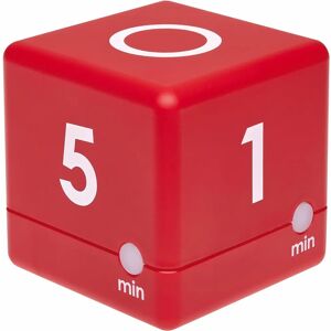TFA Dostmann Red Cube Digital Timer - digital timer with 4 preset times TFA Dostmann Red Cube Digital Timer - digital timer with 4 preset times