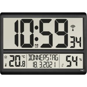 TFA Dostmann 60.4520.01 Radio Wall Clock - Large Display & Indoor Climate TFA Dostmann 60.4520.01 Radio Wall Clock - Large Display & Indoor Climate