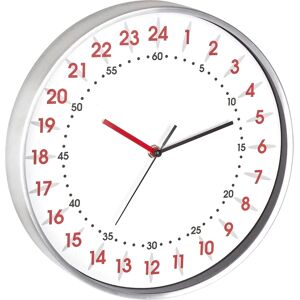TFA Dostmann Aluminium 24-Hour Wall Clock - Wall Clock TFA Dostmann Aluminium 24-Hour Wall Clock - Wall Clock