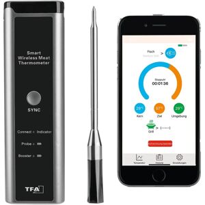 TFA Dostmann Trådlöst BBQ-kötttermometer - Smart BBQ-köksverktyg TFA Dostmann Trådlöst BBQ-kötttermometer - Smart BBQ-köksverktyg