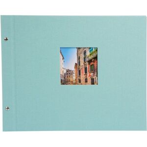 Goldbuch Bella Vista Aqua Photo Album - 40 Sheets, Expandable, Linen Cover Goldbuch Bella Vista Aqua Photo Album - 40 Sheets, Expandable, Linen Cover