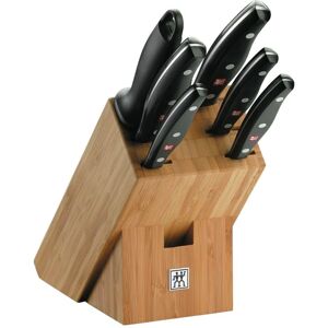 Zwilling Bamboo Knife Set with 7 Pieces - Kitchen Type Zwilling Bamboo Knife Set with 7 Pieces - Kitchen Type