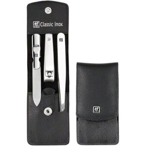 Zwilling Manicure Set - Stainless Steel, Black Leather - Manicure/Pedicure Zwilling Manicure Set - Stainless Steel, Black Leather - Manicure/Pedicure