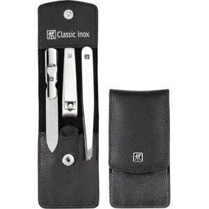 Zwilling Manicure Set - Stainless Steel, Black Leather - Manicure/Pedicure Zwilling Manicure Set - Stainless Steel, Black Leather - Manicure/Pedicure