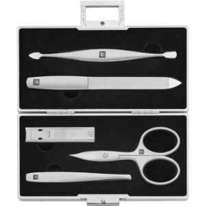 Ensemble de Manucure et Pédicure ZWILLING - 5 pièces, étui en aluminium Ensemble de Manucure et Pédicure ZWILLING - 5 pièces, étui en aluminium