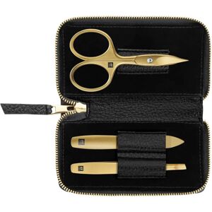 Zwilling Twinox Gold Edition Manicure Set - Black Leather Case - 3 Pieces - Manicure Set Zwilling Twinox Gold Edition Manicure Set - Black Leather Case - 3 Pieces - Manicure Set