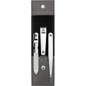 Zwilling Classic Inox Travel Set - Leather Case - 3 Pieces - Grey Zwilling Classic Inox Travel Set - Leather Case - 3 Pieces - Grey