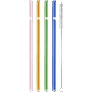 Zwilling Sorrento Multicolour Borosilicate Glass Straw Set - Kitchen Utensils Zwilling Sorrento Multicolour Borosilicate Glass Straw Set - Kitchen Utensils