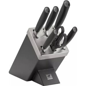 Ensemble de Couteaux Zwilling 33780-500-0 - Argent - Ensemble avec Support - Publicité Ensemble de Couteaux Zwilling 33780-500-0 - Argent - Ensemble avec Support - Publicité