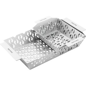 ZWILLING Grill Basket Set - Stainless Steel, Stackable - Barbecue Accessory ZWILLING Grill Basket Set - Stainless Steel, Stackable - Barbecue Accessory