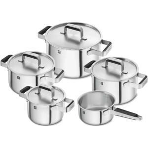 ZWILLING Pure Set di 5 Pentole - Utensili in Acciaio Inox, Riscaldamento Uniforme ZWILLING Pure Set di 5 Pentole - Utensili in Acciaio Inox, Riscaldamento Uniforme