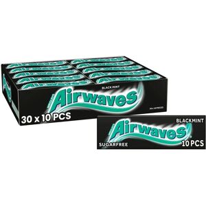 Airwaves Menthe Noire (10 Dragees) - Publicité Airwaves Menthe Noire (10 Dragees) - Publicité