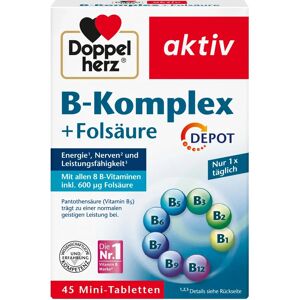 Doppelherz Marke B-Komplex + Folsäure Tabletten - Vitamine & Nahrungsergänzungsmittel Doppelherz Marke B-Komplex + Folsäure Tabletten - Vitamine & Nahrungsergänzungsmittel