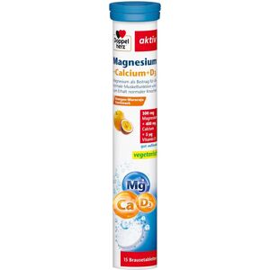 Queisser Pharma DOPPELHERZ Magnesium+Calcium+D3 - Brausetabletten Queisser Pharma DOPPELHERZ Magnesium+Calcium+D3 - Brausetabletten