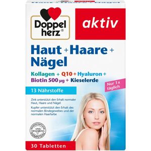 Doppelherz Marke Hyaluronsäure Zink Haut Haar Nägel - Nahrungsergänzung Doppelherz Marke Hyaluronsäure Zink Haut Haar Nägel - Nahrungsergänzung