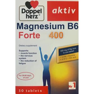Doppelherz Aktiv Magnez - B6 Forte 400 - Dietary Supplement Doppelherz Aktiv Magnez - B6 Forte 400 - Dietary Supplement