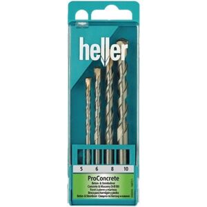 Heller Tools Power 3000 Set di Punte per Calcestruzzo - 4 Pezzi Heller Tools Power 3000 Set di Punte per Calcestruzzo - 4 Pezzi