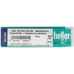 Heller Tools 29284 9 Metal Spiral Drill - Steel, 2.5mm, 57mm Long, 10 pcs Heller Tools 29284 9 Metal Spiral Drill - Steel, 2.5mm, 57mm Long, 10 pcs