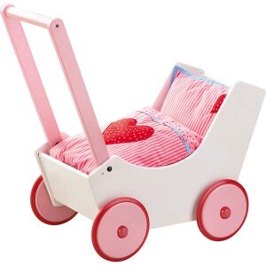 HABA 000950 Puppenwagen - Holzspielzeug, Herzen, rot HABA 000950 Puppenwagen - Holzspielzeug, Herzen, rot
