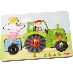 Puzzle en bois ferme avec tracteur HABA - 6 pièces Puzzle en bois ferme avec tracteur HABA - 6 pièces