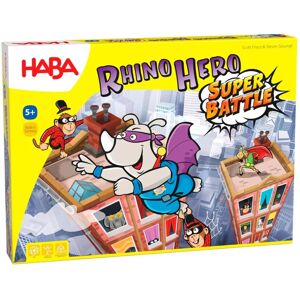HABA Rhino Hero-Super Battle 3D staplingsspel - Barn HABA Rhino Hero-Super Battle 3D staplingsspel - Barn
