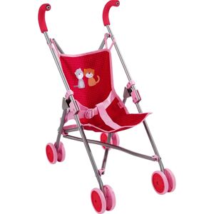 HABA Puppenwagen - Rot/Rosa - Zusammenklappbar - Realistisches Puppenerlebnis HABA Puppenwagen - Rot/Rosa - Zusammenklappbar - Realistisches Puppenerlebnis