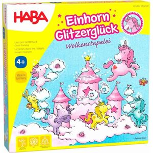 HABA Jeu d'Unicornes et Nuages - Glitzerglück - Publicité HABA Jeu d'Unicornes et Nuages - Glitzerglück - Publicité