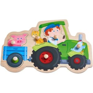 HABA Puzzle di presa Passeggiata in Trattore - 6 Pezzi per Bambini 1+ “ HABA Puzzle di presa Passeggiata in Trattore - 6 Pezzi per Bambini 1+ “