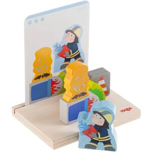HABA Feuerwehr Stapelspielzeug – 3D Holzspiel, ab 2 Jahre HABA Feuerwehr Stapelspielzeug – 3D Holzspiel, ab 2 Jahre
