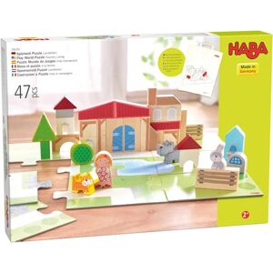 Haba Landleven Puzzel - 47 Stukken - Houten Figuren Haba Landleven Puzzel - 47 Stukken - Houten Figuren