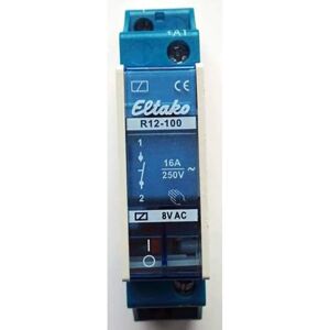 Eltako R12-110-8V Relais - 8 V, 8 A, DIN-Schienenmontage Eltako R12-110-8V Relais - 8 V, 8 A, DIN-Schienenmontage