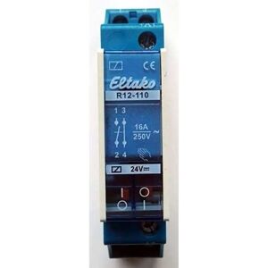 Eltako R12-110-24VDC relä - 16A på DIN-skena Eltako R12-110-24VDC relä - 16A på DIN-skena