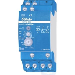 Eltako NR12-002-3x230V - Relé de vigilancia de red - 2 conmutadores, 10A, 230V Eltako NR12-002-3x230V - Relé de vigilancia de red - 2 conmutadores, 10A, 230V