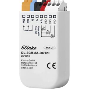 Eltako DL-3CH-8A-DC12+ - Dimmer LED DALI de 3 canales Eltako DL-3CH-8A-DC12+ - Dimmer LED DALI de 3 canales