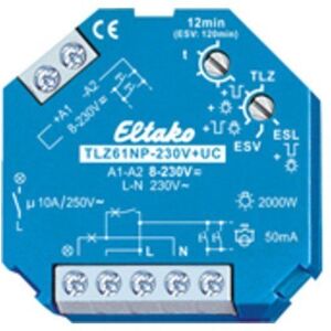 Eltako Treppenlichtzeitschalter - 8-230V, 12 Min., 45x45x18mm Eltako Treppenlichtzeitschalter - 8-230V, 12 Min., 45x45x18mm