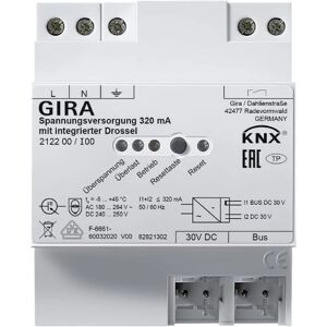 Gira 212200 - KNX Voeding 320mA met Drossel - Voeding Gira 212200 - KNX Voeding 320mA met Drossel - Voeding