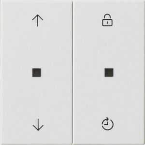 Gira S3000 Schalter - Memory, 2 Tasten, Weiß Gira S3000 Schalter - Memory, 2 Tasten, Weiß