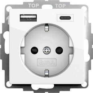 Gira System 55 USB-Steckdose - Elektrische Steckdose mit USB-Ladung Gira System 55 USB-Steckdose - Elektrische Steckdose mit USB-Ladung
