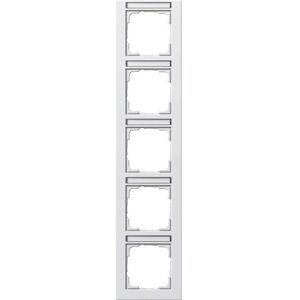 Gira 111529 Weiße Wandplatte - Schalterabdeckung - 5 Stück Gira 111529 Weiße Wandplatte - Schalterabdeckung - 5 Stück
