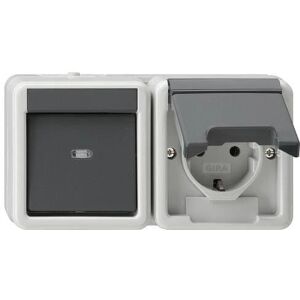 GIRA 417730 Wand Schakelaar en Stopcontact - Elektrische Schakelaar en Stopcontact GIRA 417730 Wand Schakelaar en Stopcontact - Elektrische Schakelaar en Stopcontact