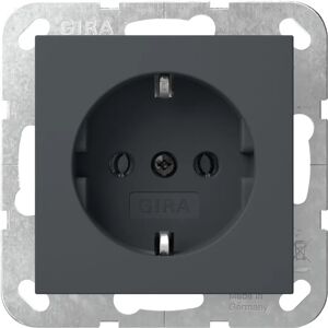 GIRA 418828 System 55 Antracit - Electrical Outlet GIRA 418828 System 55 Antracit - Electrical Outlet