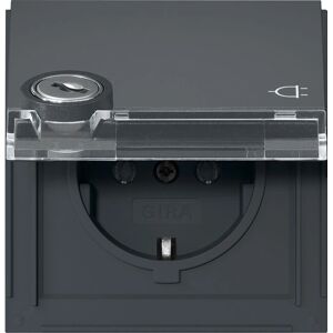 Gira Modell 446767 - Verriegelbare Wandsteckdose - IP44 Gira Modell 446767 - Verriegelbare Wandsteckdose - IP44