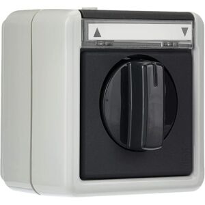 Gira Modell 015430 Grauer Schalter mit Beschriftung - Schalter Gira Modell 015430 Grauer Schalter mit Beschriftung - Schalter