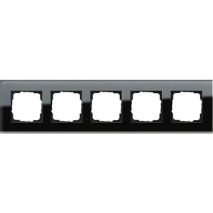 Gira 021505 - Glasrahmen für 5 Module - IP20 Gira 021505 - Glasrahmen für 5 Module - IP20