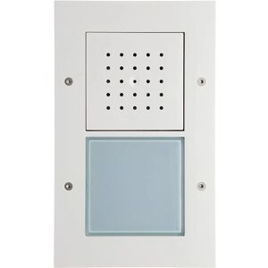 Gira Interfono da Parete Bianco 1 Pulsante - Protezione Vandali Gira Interfono da Parete Bianco 1 Pulsante - Protezione Vandali
