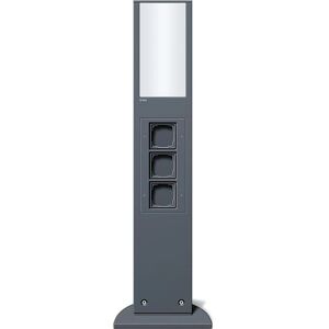 Gira Modell 134928 Außenleuchte + 3 Leereinheiten - Energiesäule Anthrazit Gira Modell 134928 Außenleuchte + 3 Leereinheiten - Energiesäule Anthrazit